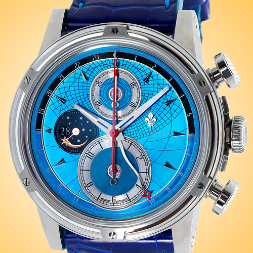 Louis Moinet Midnight Star Automatic Chronograph Titanium Limited-edition Mens Watch LM-87.20.20