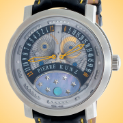 Pierre Kunz Bi-Retrograde Tahiti Mother of Pearl Moonphase Automatic Men's Watch PKG014 HMRL