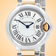 Cartier Ballon Bleu de Cartier 28 mm Stainless Steel and Yellow Gold Ladies Quartz Watch W69007Z3