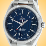  Omega Seamaster Aqua Terra 150M GMT 43mm Automatic Chronometer Stainless Steel Men's Watch 231.10.43.22.03.001